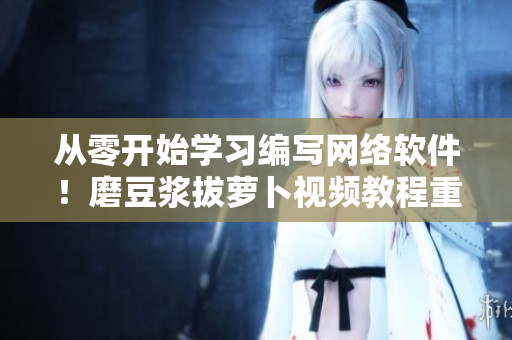 从零开始学习编写网络软件！磨豆浆拔萝卜视频教程重磅推出！