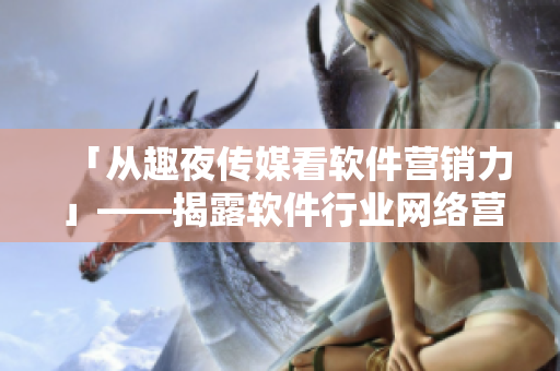 「从趣夜传媒看软件营销力」——揭露软件行业网络营销的优秀实践者