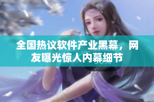全国热议软件产业黑幕，网友曝光惊人内幕细节