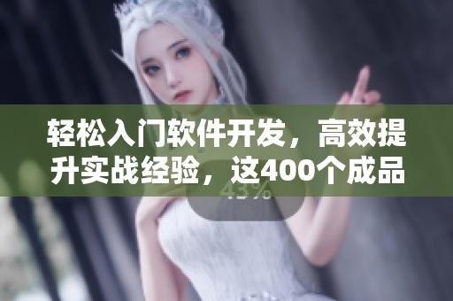 轻松入门软件开发,高效提升实战经验,这400个成品短视频助你快速成长 轻松入门软件开发,高效提升实战经验,这400个成品短视频助你快速成长