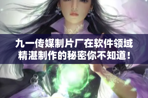 九一传媒制片厂在软件领域精湛制作的秘密你不知道! 九一传媒制片厂在软件领域精湛制作的秘密你不知道!