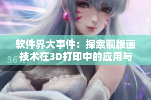 软件界大事件:探索铜版画技术在3D打印中的应用与挑战 软件界大事件:探索铜版画技术在3D打印中的应用与挑战